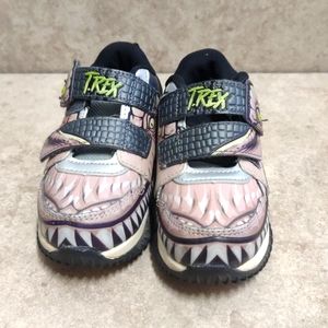 Kids T Rex Sneakers Size 10